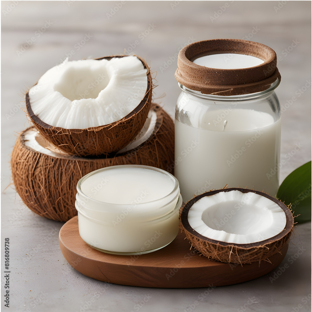 coconut milk and coconut coconut milk and coconut