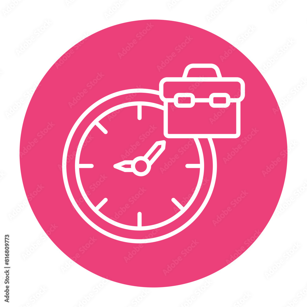 Work Time Boundaries vector icon. Can be used for Home Based Business iconset. Work Time Boundaries vector icon. Can be used for Home Based Business iconset.