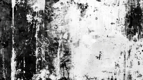 Wallpaper Mural Abstract black and white textured grunge background for printing and design purposes Torontodigital.ca