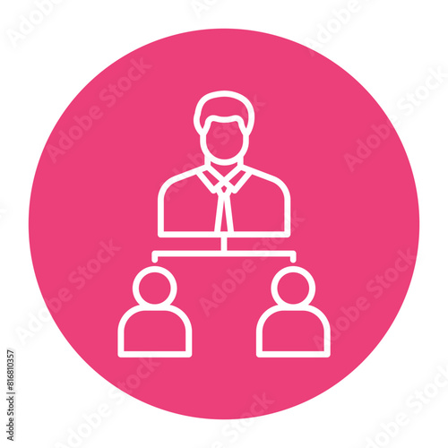 Hiring Manager vector icon. Can be used for Job Search iconset.