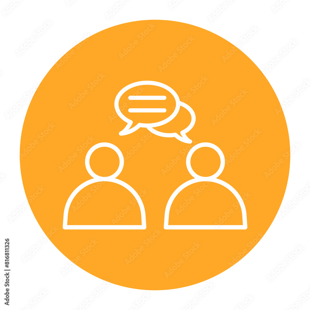 Chatting vector icon. Can be used for Communication and Media iconset. Chatting vector icon. Can be used for Communication and Media iconset.