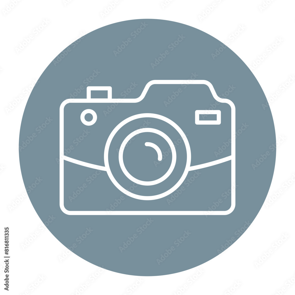 Camera vector icon. Can be used for Communication and Media iconset. Camera vector icon. Can be used for Communication and Media iconset.