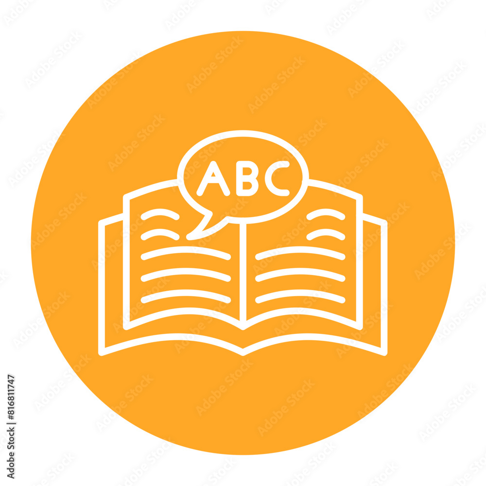 Language Learning vector icon. Can be used for Online Education iconset. Language Learning vector icon. Can be used for Online Education iconset.