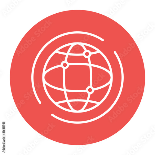 Worldwide Coverage vector icon. Can be used for Communication and Media iconset.
