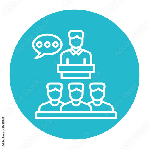 Mentoring vector icon. Can be used for Online Education iconset.