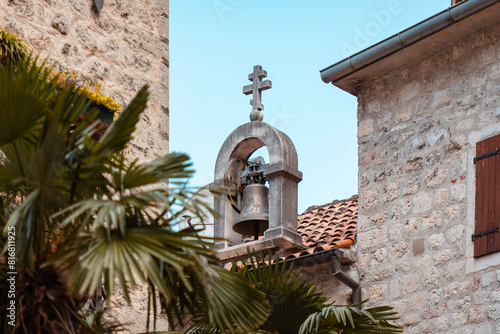 View of the Church of the Peter Cetinski in Kotor, Montenegro. Old religious building