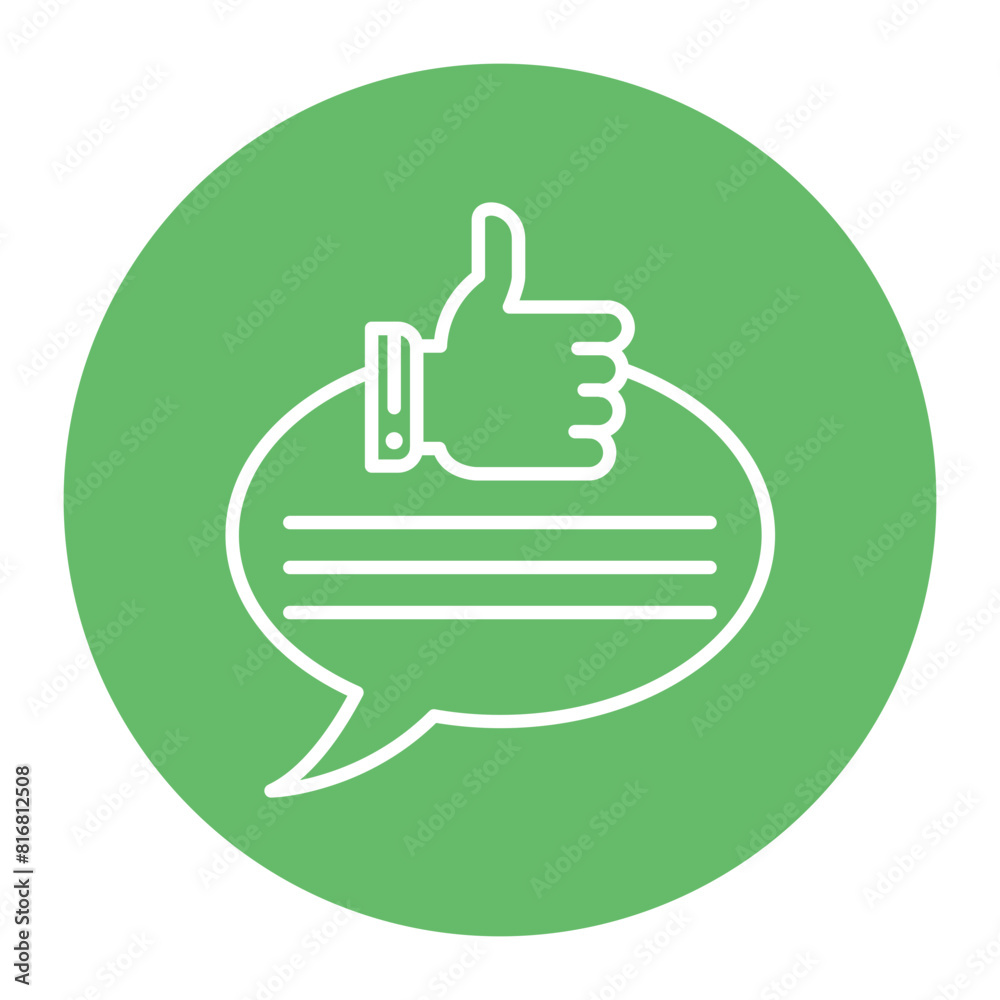Positive Review vector icon. Can be used for Customer Feedback iconset. Positive Review vector icon. Can be used for Customer Feedback iconset.