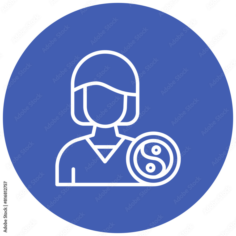 Therapist vector icon. Can be used for Women iconset. Therapist vector icon. Can be used for Women iconset.