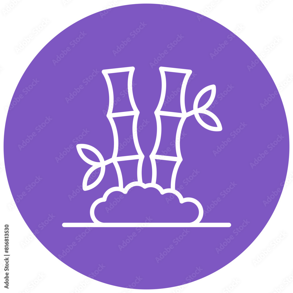 Bamboo vector icon. Can be used for Fabric Features iconset. Bamboo vector icon. Can be used for Fabric Features iconset.