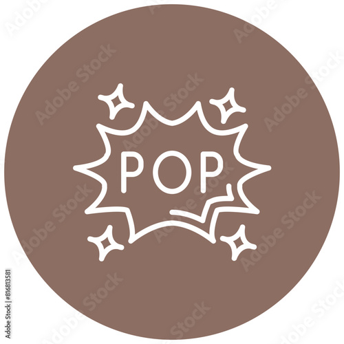 Pop vector icon. Can be used for Instrument iconset.