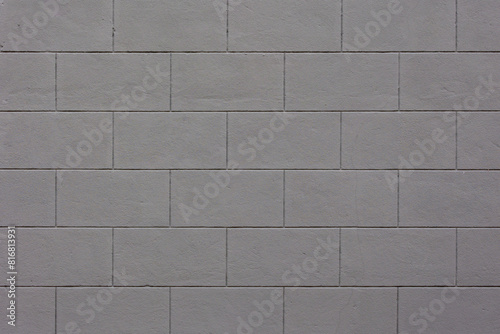 Wallpaper Mural Classic vintage grey large brick background, Abstract geometric pattern texture, Outdoor building big block wall, Can be used as background, Display or montage your products. Torontodigital.ca