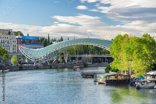 The Bridge of Peace over the Kura (Mtkvari) River, Tbilisi