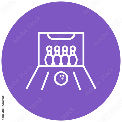 LAN Lounge vector icon. Can be used for Bowling iconset.