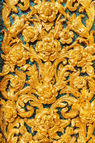 Beautiful ornament at Wat Pavaranivesh Vihara Ratchawaraihan