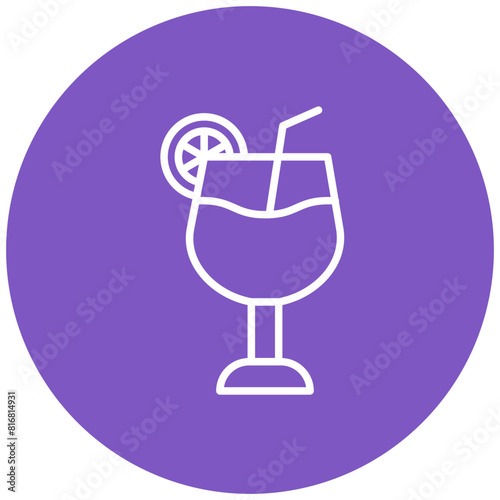 Free Drinks vector icon. Can be used for Casino iconset.