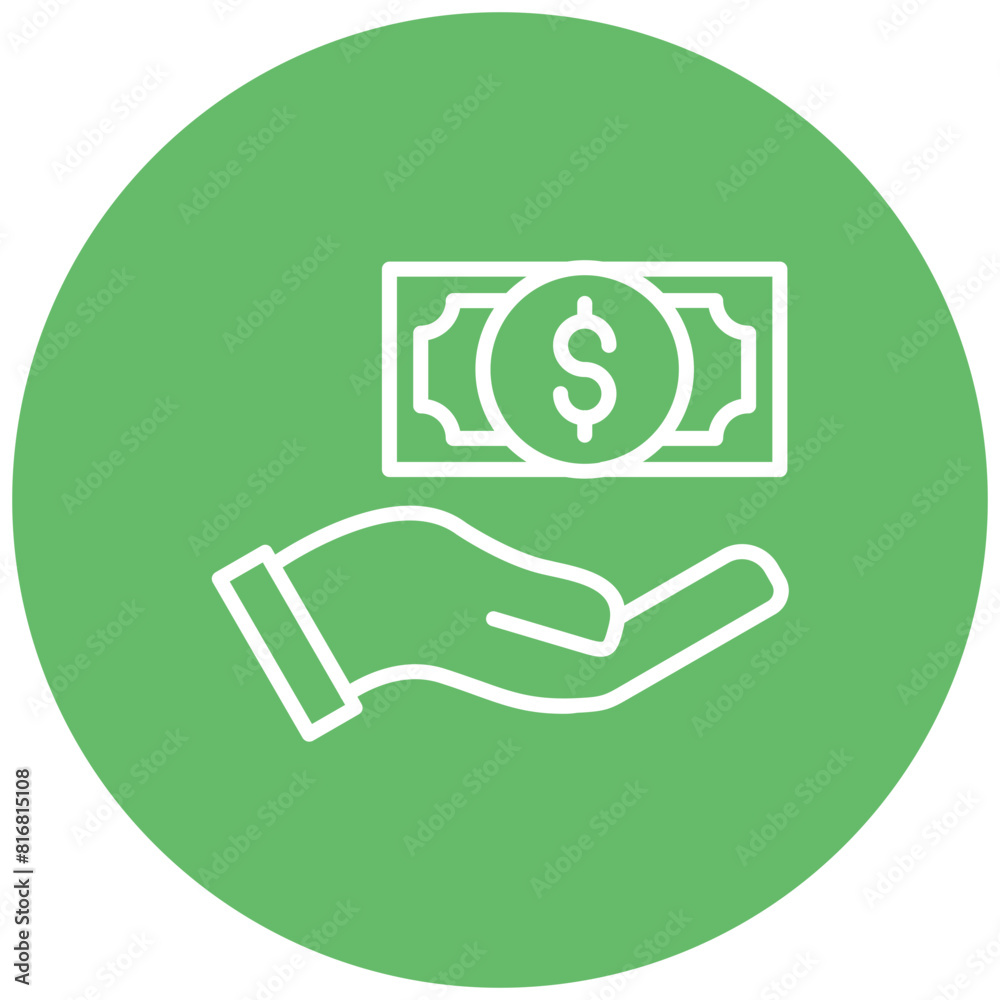 Payout vector icon. Can be used for Casino iconset. Payout vector icon. Can be used for Casino iconset.