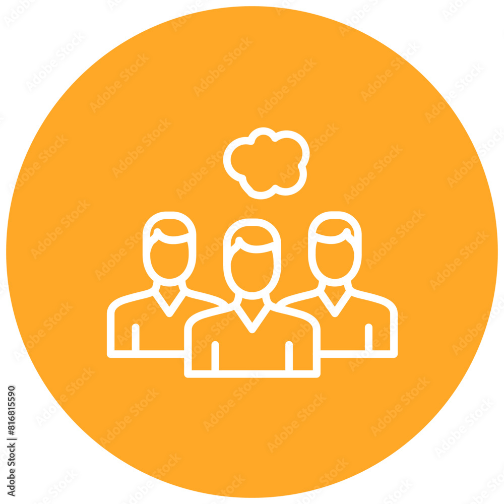 Group Therapy vector icon. Can be used for Psychology iconset. Group Therapy vector icon. Can be used for Psychology iconset.