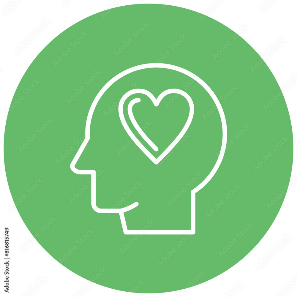 Mental Health vector icon. Can be used for Psychology iconset. Mental Health vector icon. Can be used for Psychology iconset.
