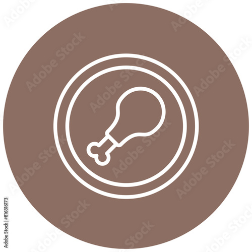 Paleo Diet vector icon. Can be used for Nutrition iconset.