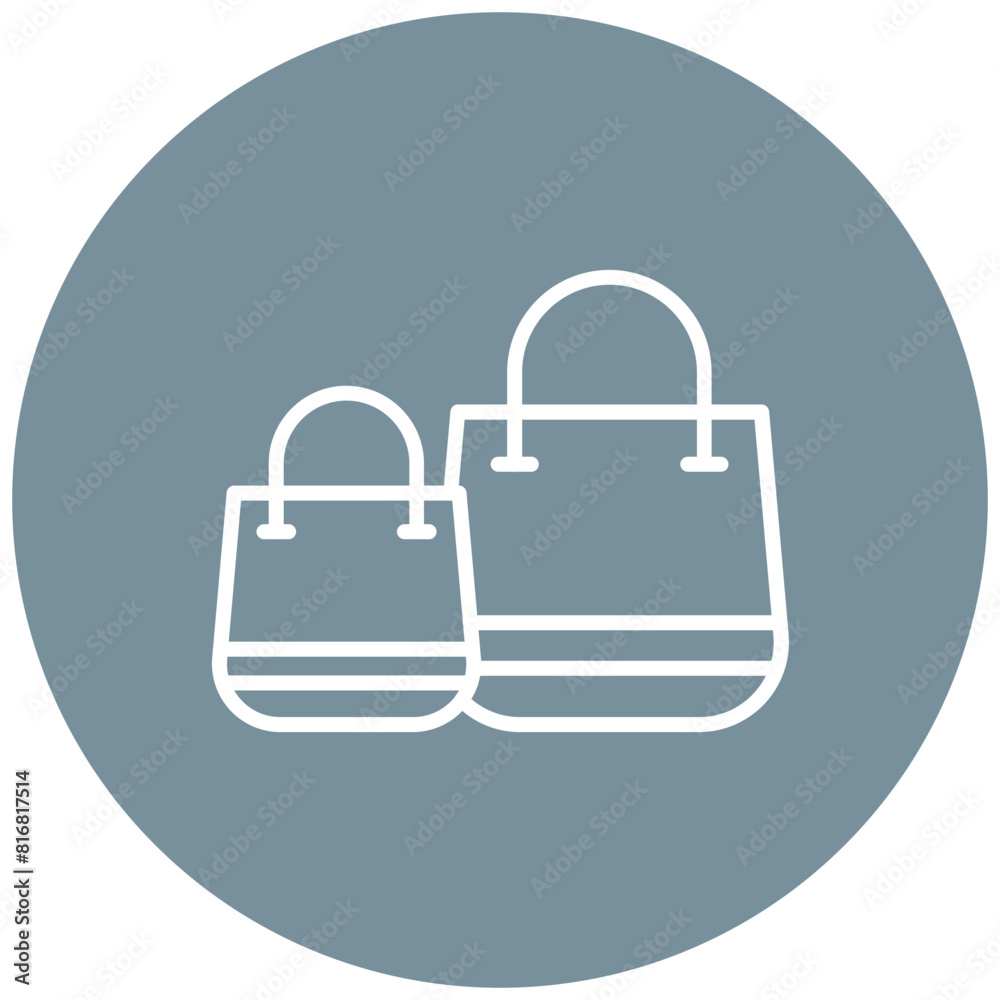 Shopping Bags vector icon. Can be used for Carnival iconset. Shopping Bags vector icon. Can be used for Carnival iconset.