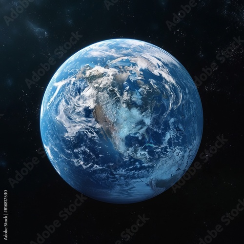 Blue planet Earth