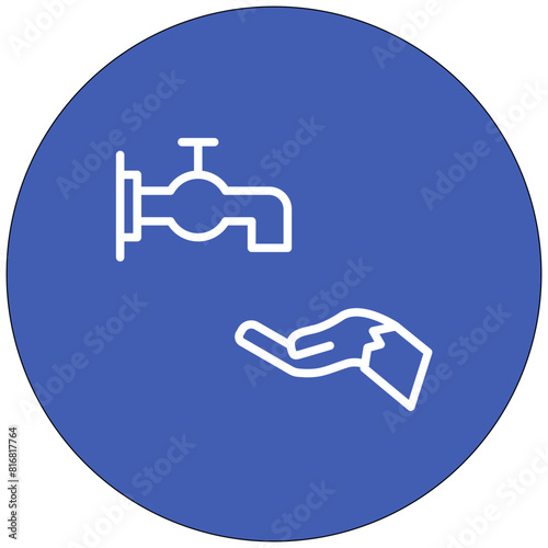 Water Scarcity vector icon. Can be used for Homeless iconset.