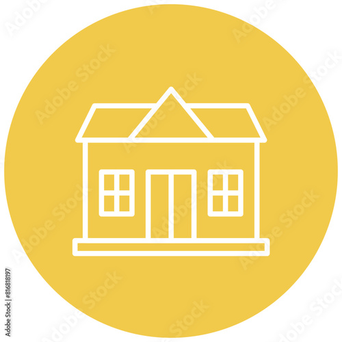 Local Accommodation vector icon. Can be used for Golf iconset.
