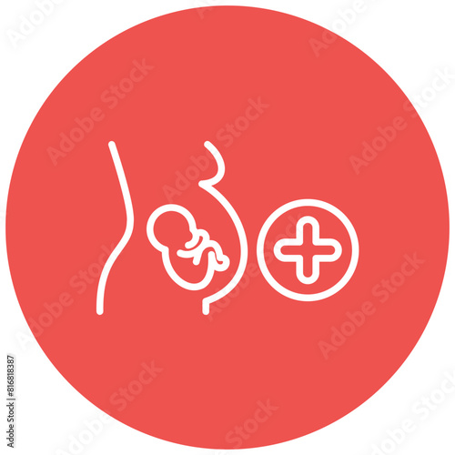 Postnatal Care vector icon. Can be used for Child Adoption iconset.