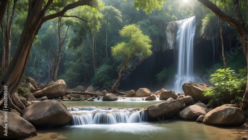 Haew suwat waterfall, khao yai national park.
 photo