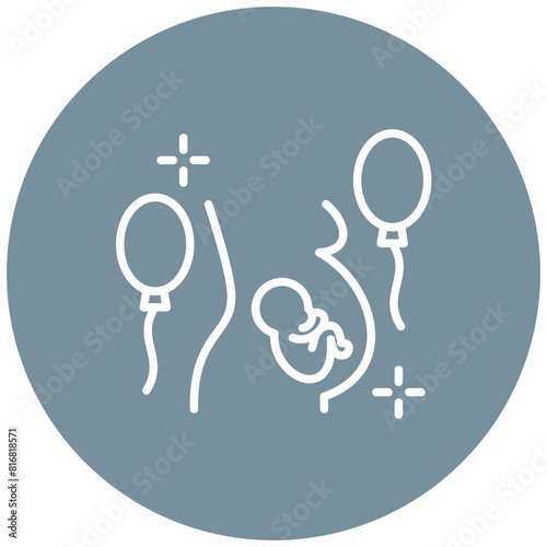 Baby Shower vector icon. Can be used for Child Adoption iconset.