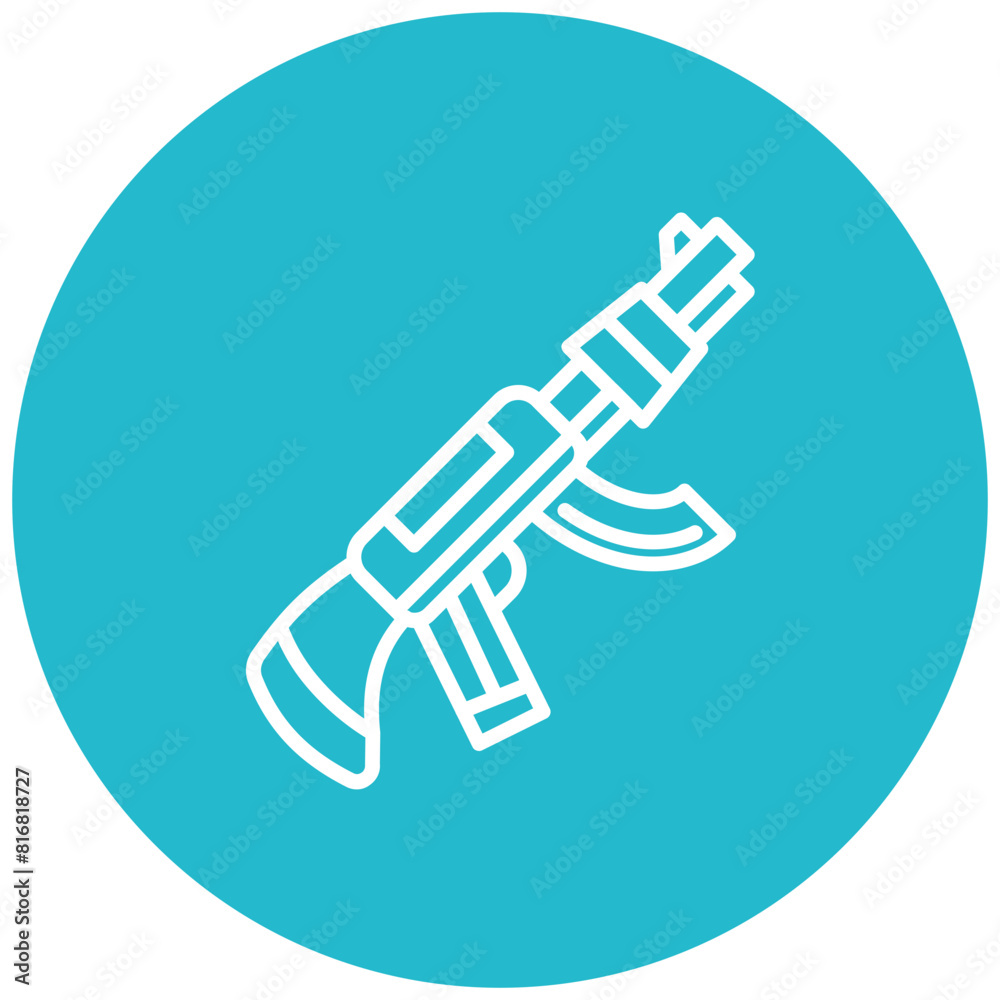 Rifle vector icon. Can be used for Shooting iconset. Rifle vector icon. Can be used for Shooting iconset.