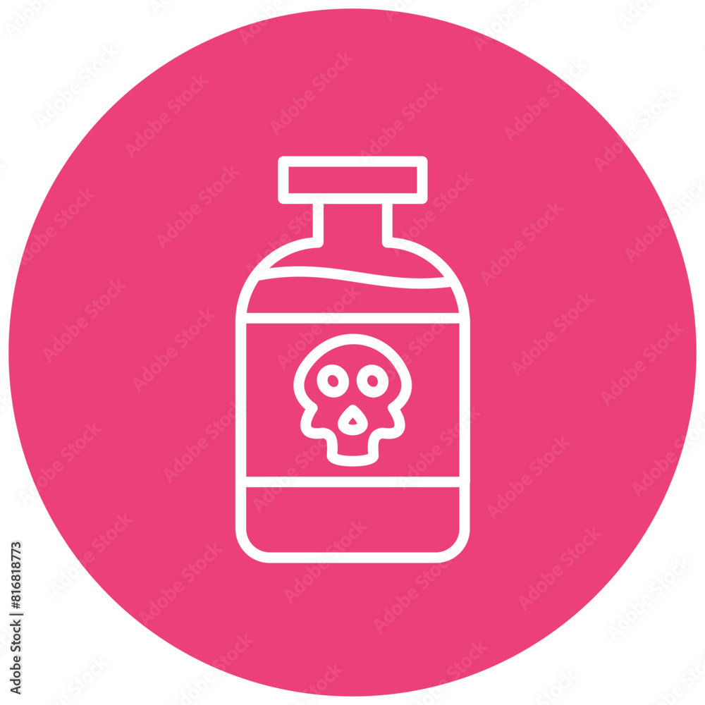 Poison vector icon. Can be used for Shooting iconset. Poison vector icon. Can be used for Shooting iconset.