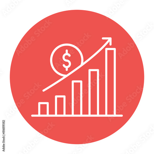 Inflation vector icon. Can be used for Crisis Mangement iconset.