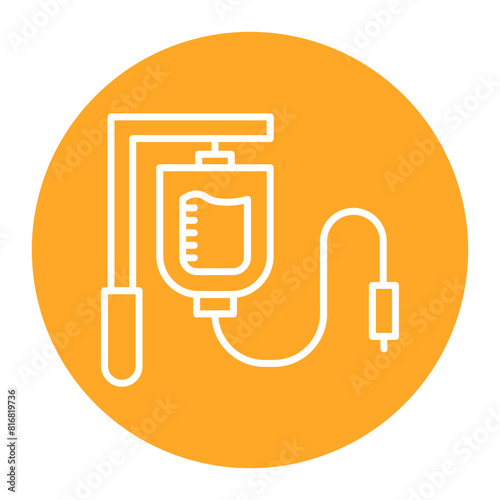 Blood Transfusion vector icon. Can be used for Nursing iconset.