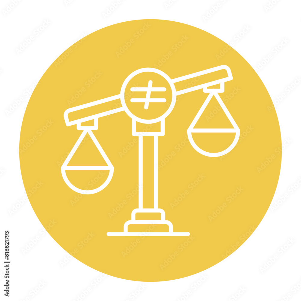 Discrimination vector icon. Can be used for Human Rights iconset.