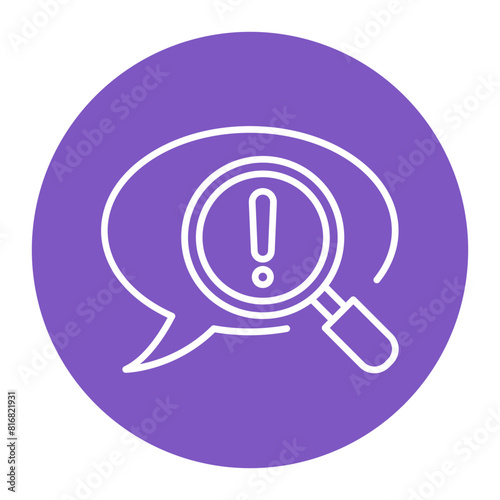 Censored vector icon. Can be used for Human Rights iconset.