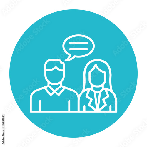 Equality vector icon. Can be used for Human Rights iconset.