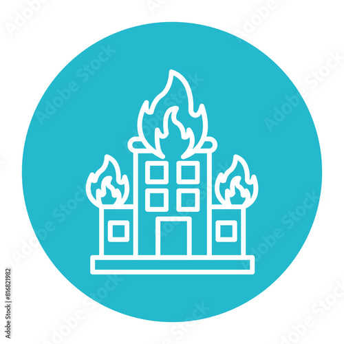 Arson vector icon. Can be used for Human Rights iconset.