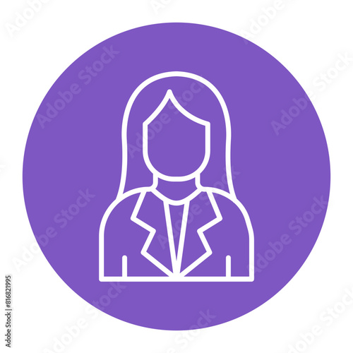 Women vector icon. Can be used for Human Rights iconset.
