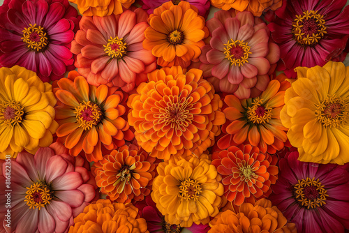 orange flowers background