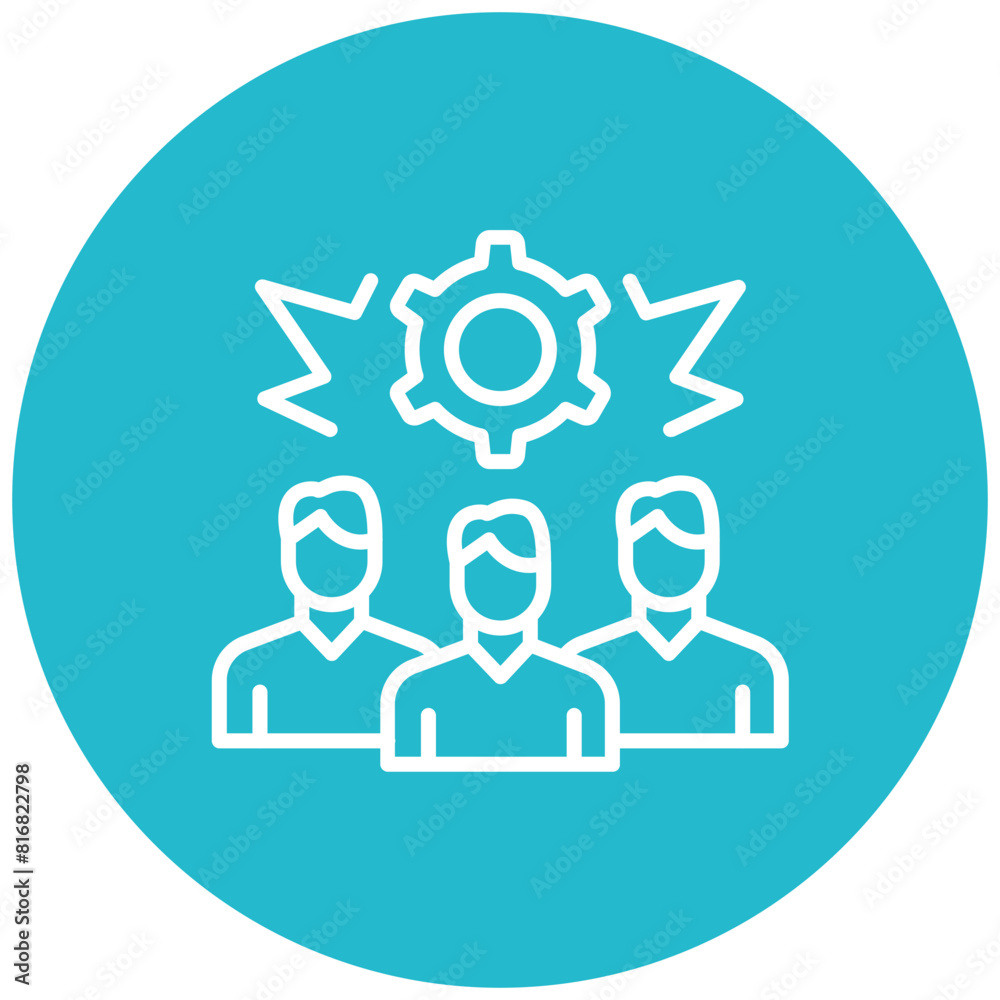Collective Strength vector icon. Can be used for Teamwork iconset. Collective Strength vector icon. Can be used for Teamwork iconset.