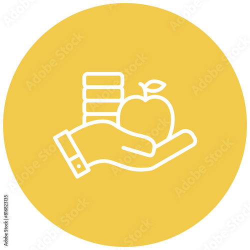 Altruism vector icon. Can be used for Core Values iconset.