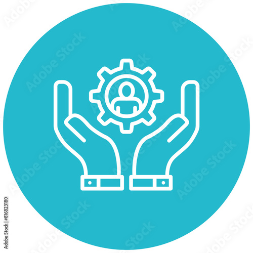 Stewardship vector icon. Can be used for Core Values iconset.