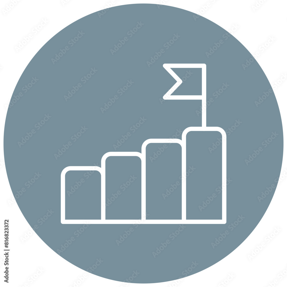 Achievement vector icon. Can be used for Personal Growth iconset. Achievement vector icon. Can be used for Personal Growth iconset.
