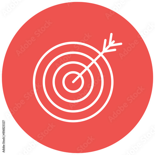 Accuracy vector icon. Can be used for Core Values iconset. photo