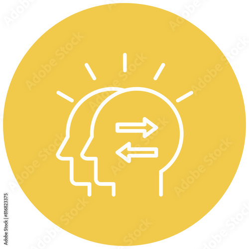 Harmony vector icon. Can be used for Core Values iconset.