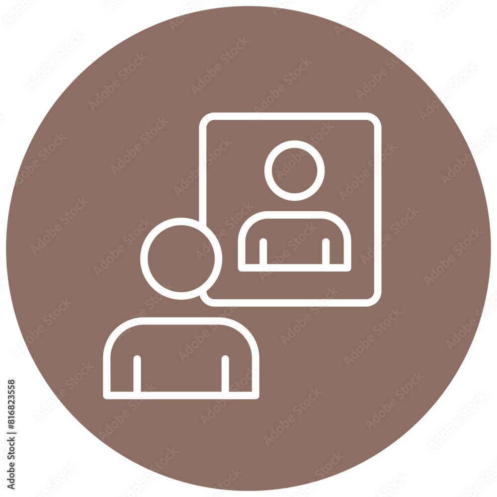 Reflection vector icon. Can be used for Personal Growth iconset. Reflection vector icon. Can be used for Personal Growth iconset.