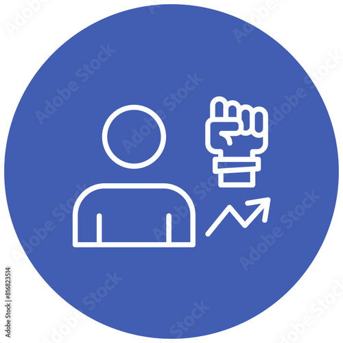 Motivation vector icon. Can be used for Personal Growth iconset.