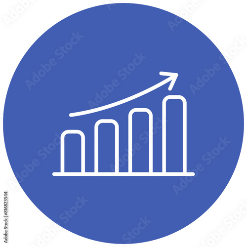 Progress vector icon. Can be used for Personal Growth iconset.