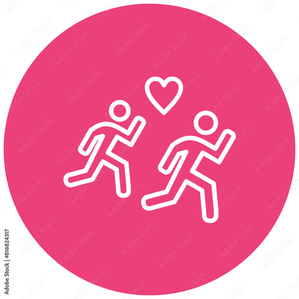 Charity Run vector icon. Can be used for Charity iconset. Charity Run vector icon. Can be used for Charity iconset.